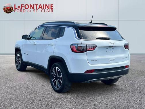 Bright White Clearcoat 2023 Jeep Compass Limited