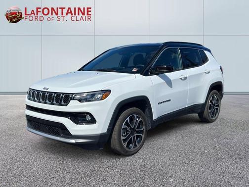Bright White Clearcoat 2023 Jeep Compass Limited