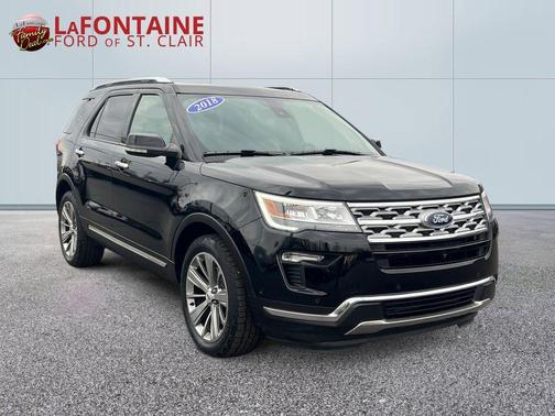 Shadow Black 2018 Ford Explorer Limited