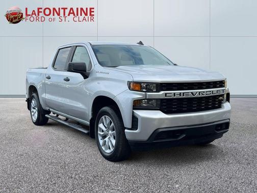 Silver Ice Metallic 2021 Chevrolet Silverado 1500 Custom