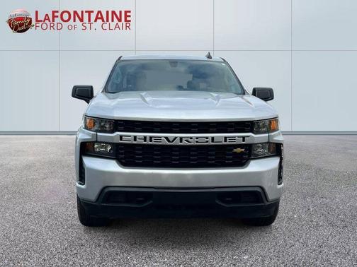 Silver Ice Metallic 2021 Chevrolet Silverado 1500 Custom