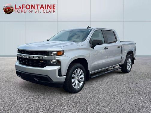 Silver Ice Metallic 2021 Chevrolet Silverado 1500 Custom