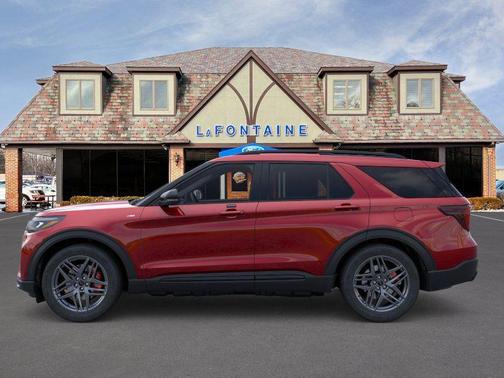 Red Metallic 2026 Ford Explorer ST-Line