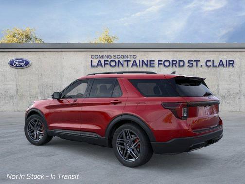 Red Metallic 2026 Ford Explorer ST-Line