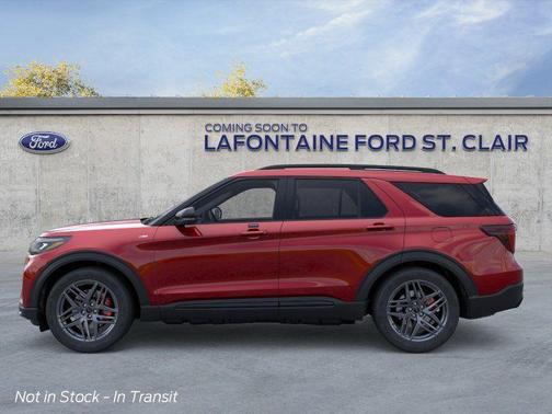 Red Metallic 2026 Ford Explorer ST-Line