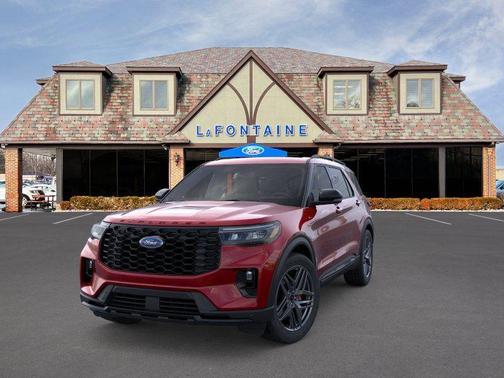 Red Metallic 2026 Ford Explorer ST-Line