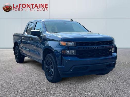 Blue Metallic 2020 Chevrolet Silverado 1500 Custom