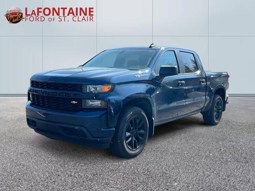Blue Metallic 2020 Chevrolet Silverado 1500 Custom