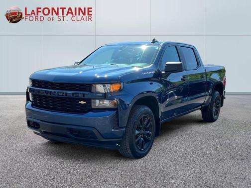Blue Metallic 2020 Chevrolet Silverado 1500 Custom
