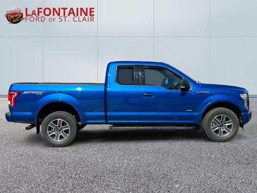 Lightning Blue 2017 Ford F-150 XLT