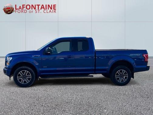Lightning Blue 2017 Ford F-150 XLT