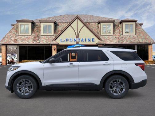 Space White Metallic 2026 Ford Explorer Active