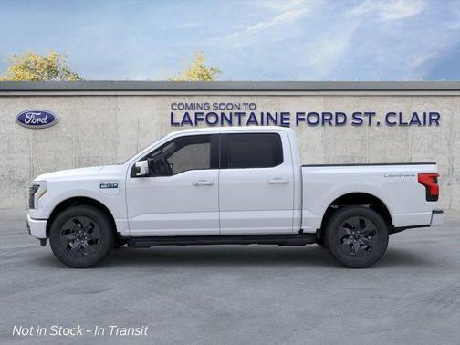 Oxford White 2025 Ford F-150 Lightning LARIAT