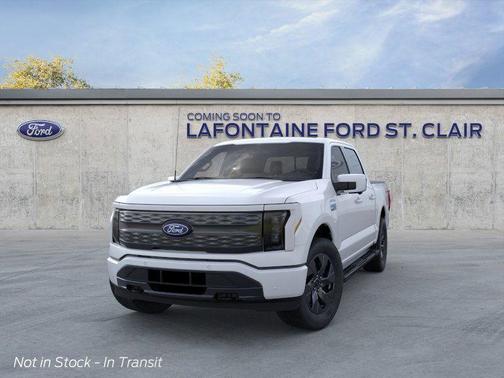 Oxford White 2025 Ford F-150 Lightning LARIAT