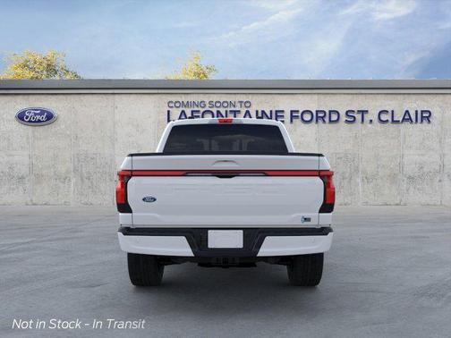 Oxford White 2025 Ford F-150 Lightning LARIAT