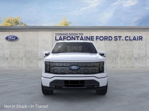 Oxford White 2025 Ford F-150 Lightning LARIAT