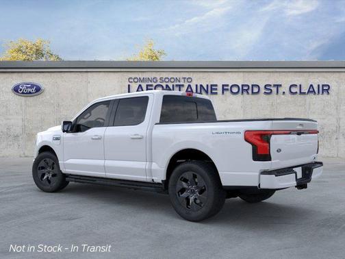 Oxford White 2025 Ford F-150 Lightning LARIAT