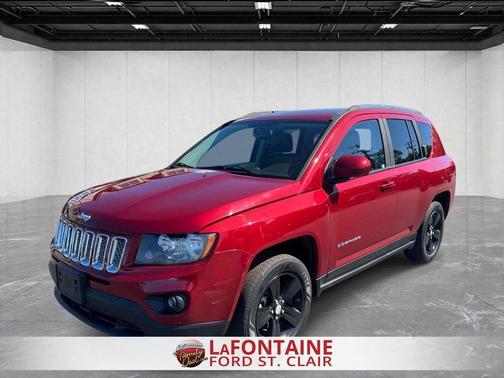 Deep Cherry Red Crystal 2015 Jeep Compass Latitude