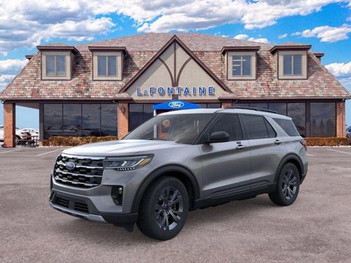 Gray Metallic 2026 Ford Explorer Active