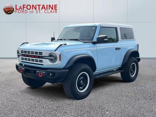 Blue 2024 Ford Bronco Heritage Limited Edition
