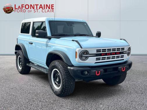 Blue 2024 Ford Bronco Heritage Limited Edition