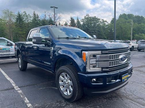 Blue 2019 Ford F-350 Platinum