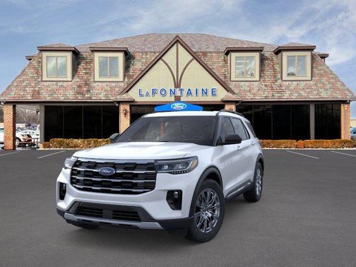 White Metallic 2025 Ford Explorer Active