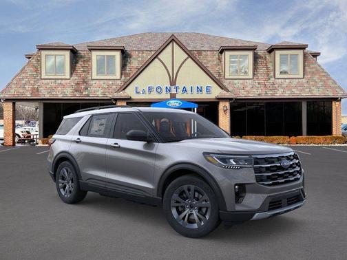 Gray Metallic 2026 Ford Explorer Active