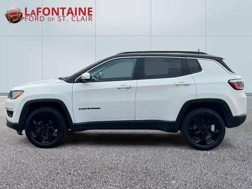 White Clearcoat 2019 Jeep Compass Latitude