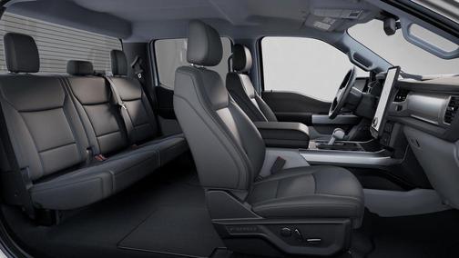 White Metallic 2025 Ford F-150 Lightning Flash