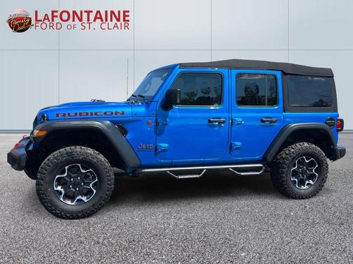 Hydro Blue Pearl 2023 Jeep Wrangler Rubicon