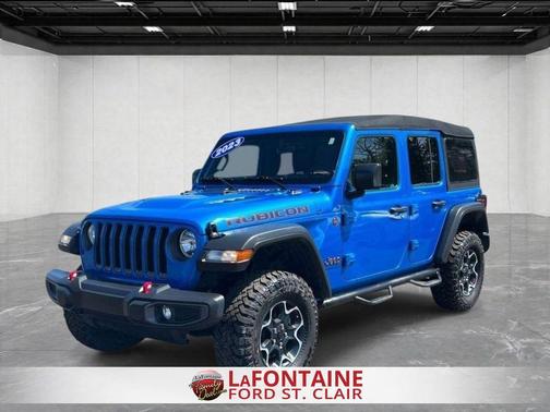 Hydro Blue Pearl 2023 Jeep Wrangler Rubicon