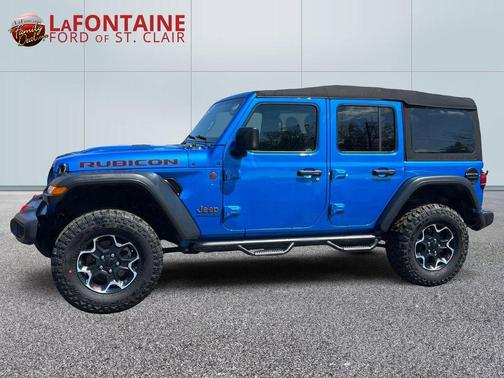 Hydro Blue Pearl 2023 Jeep Wrangler Rubicon