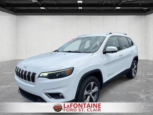 Bright White Clearcoat 2019 Jeep Cherokee Limited