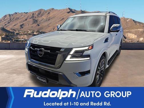 Aspen White Tricoat 2024 Nissan Armada Platinum 4WD
