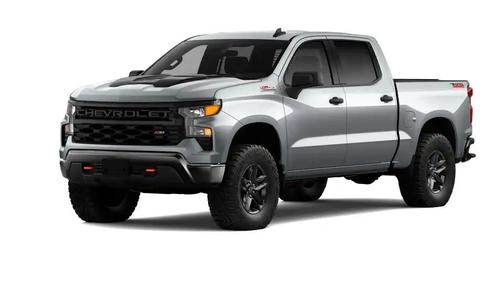 Gray 2026 Chevrolet Silverado 1500 Custom Trail Boss