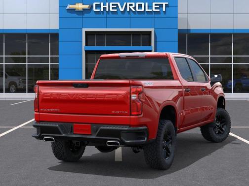 Red Hot 2026 Chevrolet Silverado 1500 Custom Trail Boss