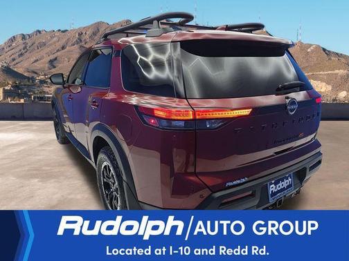 Scarlet Ember Tintcoat 2025 Nissan Pathfinder Rock Creek 4WD