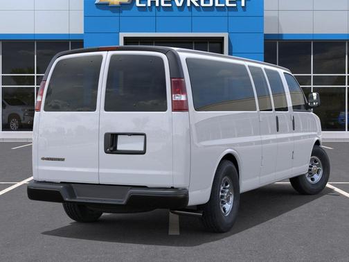 Summit White 2026 Chevrolet Express 3500 3500 Extended Wheelbase, LS, RWD