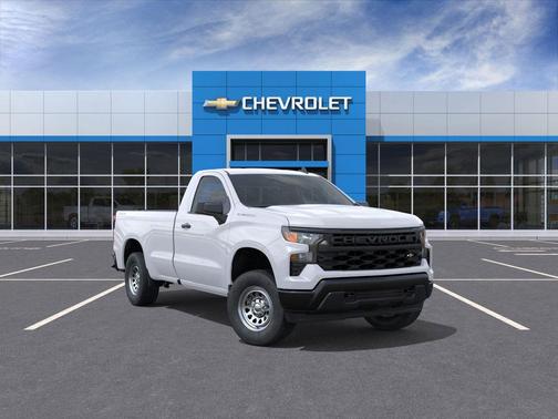 Summit White 2026 Chevrolet Silverado 1500 WT