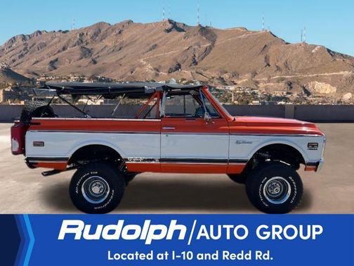 Orange 1972 Chevrolet Blazer Base