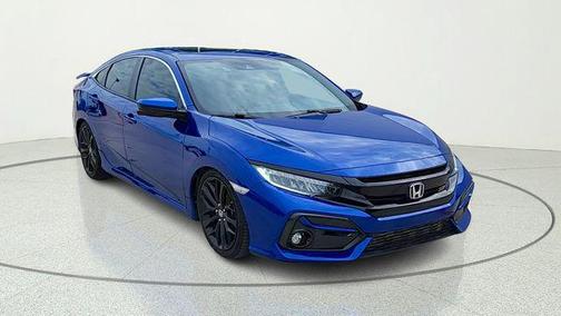 Aegean Blue Metallic 2020 Honda Civic Si Base