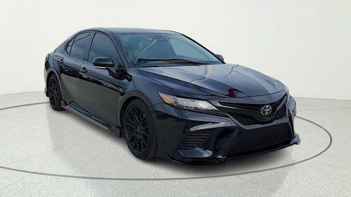 Midnight Black Metallic 2021 Toyota Camry TRD