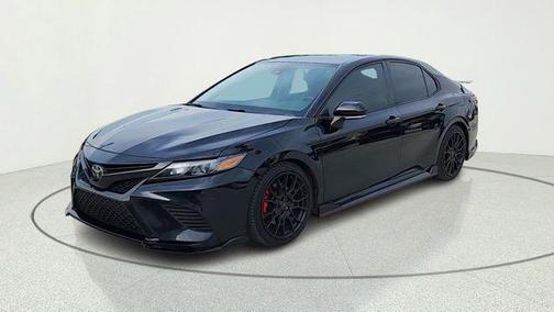Midnight Black Metallic 2021 Toyota Camry TRD