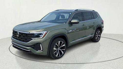 Avocado Green Pearl 2026 Volkswagen Atlas 2.0T SEL Premium R-Line 4MOTION