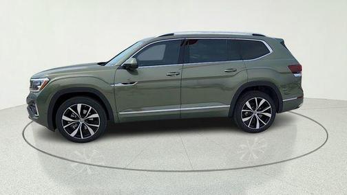 Avocado Green Pearl 2026 Volkswagen Atlas 2.0T SEL Premium R-Line 4MOTION