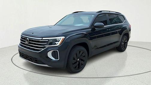 deep black pearl 2026 Volkswagen Atlas 2.0T SE w/Technology