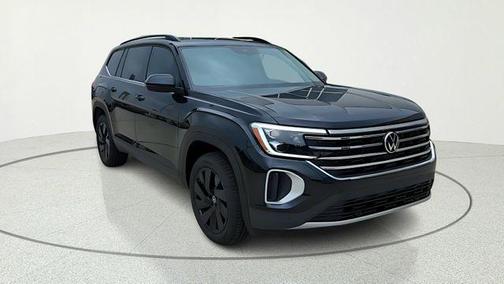 deep black pearl 2026 Volkswagen Atlas 2.0T SE w/Technology
