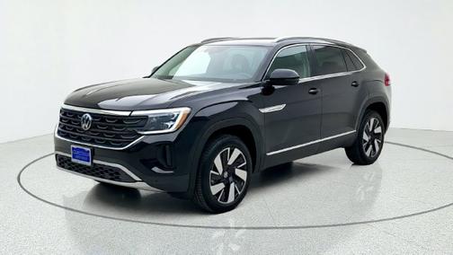 Deep Black Pearl Effect 2025 Volkswagen Atlas Cross Sport 2.0T SEL