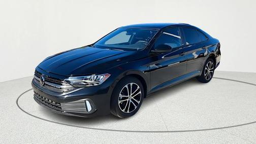 Deep Black Pearl 2024 Volkswagen Jetta 1.5T Sport